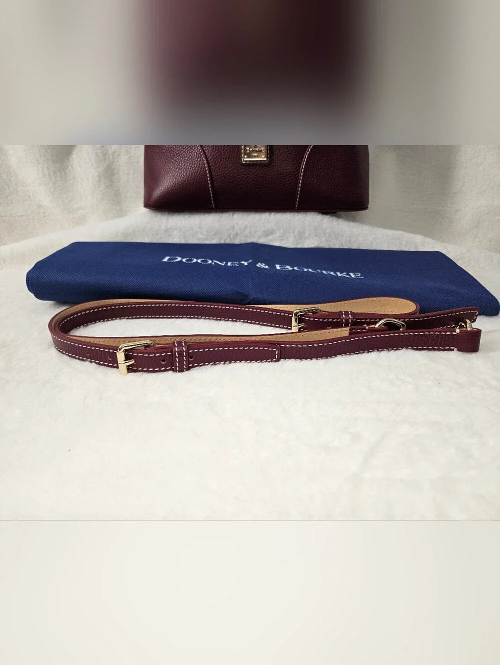 Dooney & Bourke Lucca Pebbled Leather Satchel Crossbody